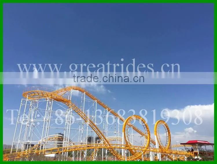 china top roller coaster manufacturer amusement small suspended roller coaster for sale