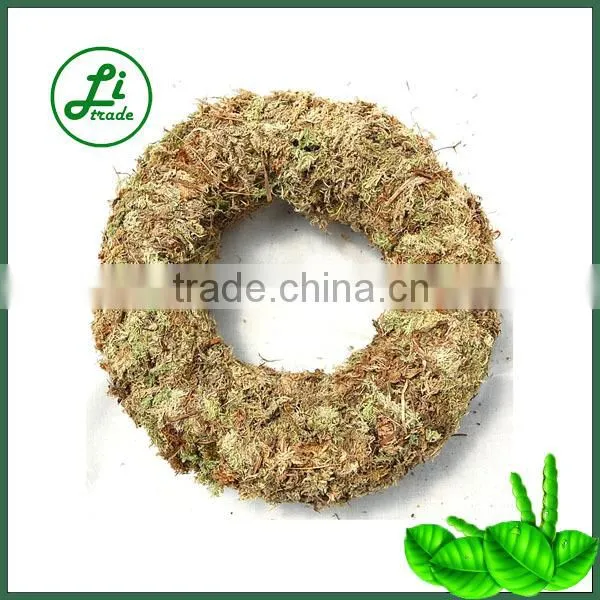 20" round coco living wreath