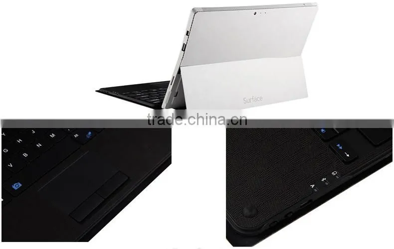 For Surface Pro 3 wireless keyboard for tablet pc support Touchpad-MZ-1078