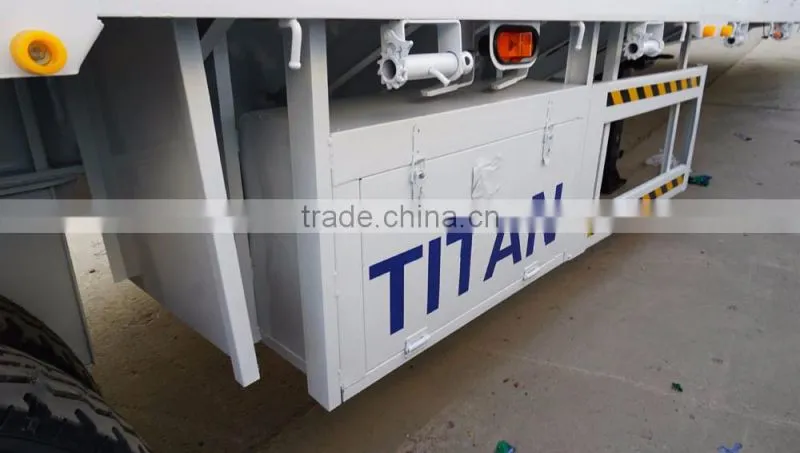 interlink livestock cargo fence truck trailer , 3 axle Fence semi Trailer for sale --FOB 10000