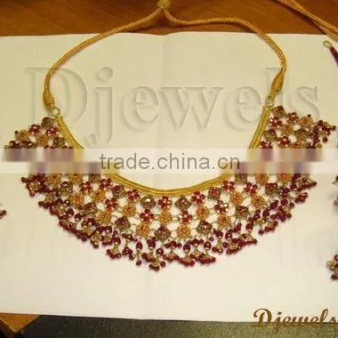 Indian Bridal Jewellery, Kundan Jewellery, 22 K gold Jewellery