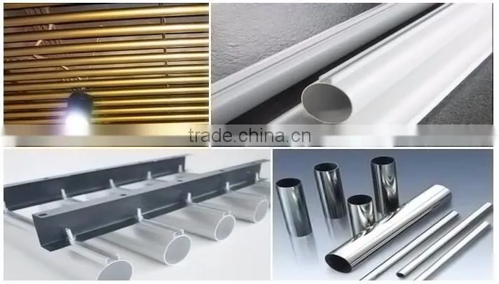 High quality aluminum extruded profile round hollow tube