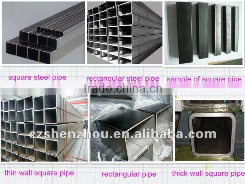 ASTM A500 gr.c rectangular steel pipe