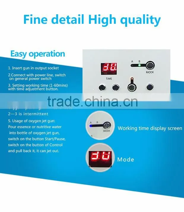 Suitable for all skin types/hydro dermabrasion deep cleaning peel SPA mini salon equipment