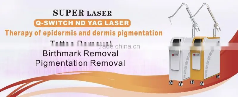 1064nm 532nm q switch nd yag laser machine remove pigment and birthmark machine beauty salon equipment supplier