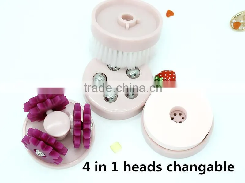 4 in1 Ultrasonic Multi-function Electric Face Beauty Deep Cleaning Massage Brush