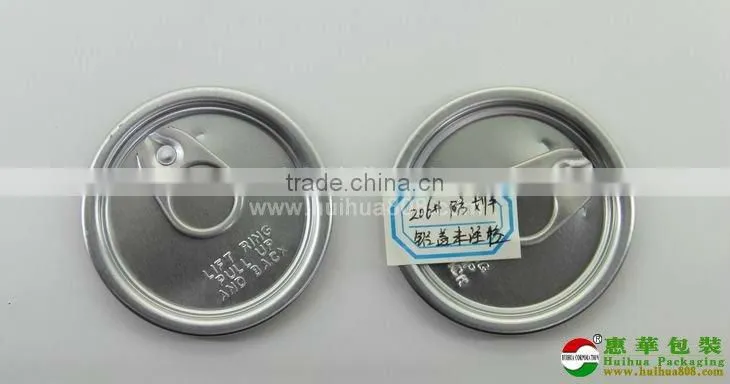 206# aluminum full open lid