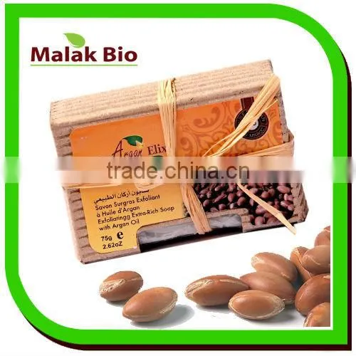 Moroccan AKER FASSI natural hard soap for beautiful skin texture