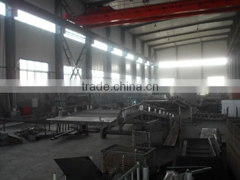 10T mobile hydraulic container loading ramp