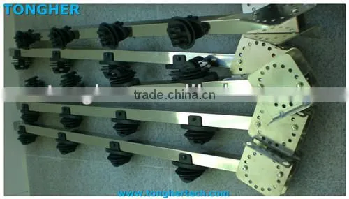 China High quality double galvanized steel metal pole for electric fence