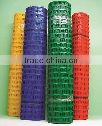 Alarm Plastic Mesh For Barrier Fencing - Orange Safety Net (HDPE)