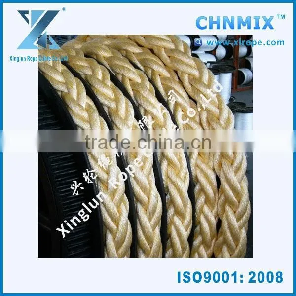 CHNMIX 8 strands polypropylene/polyester mixed ropes