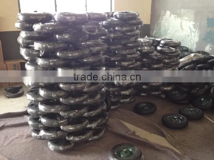 Wheelbarrow metal spoke rim with long hub