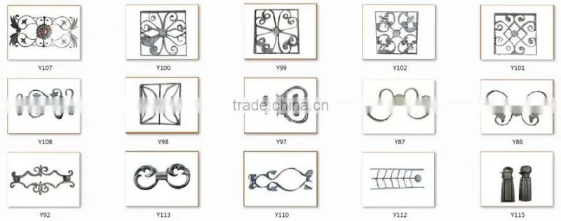 Galvanized Safty Garden Fences / Railings / Lawn Fences