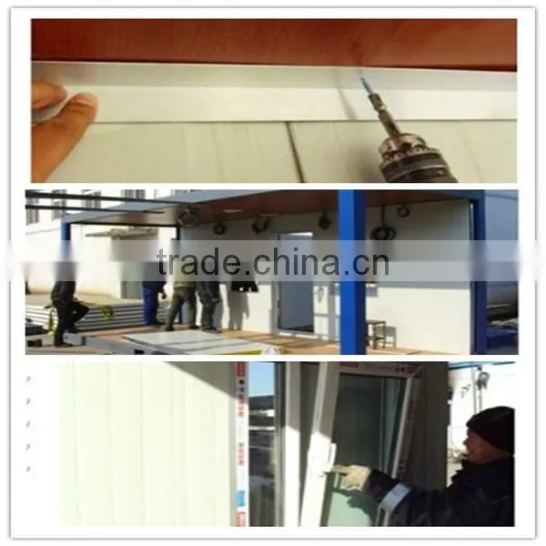High quality Portable oudoor light steel security guard sentry booth on sale made in china