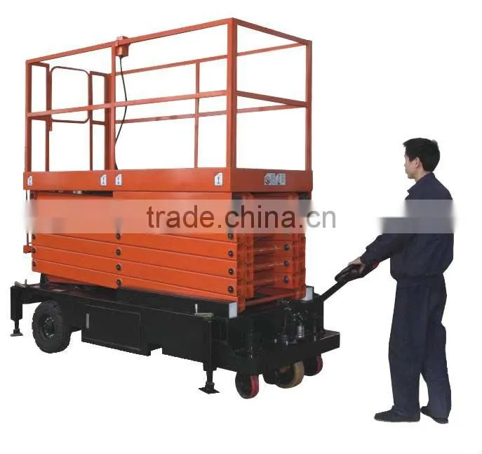 scissor car lift with Max platform height 7.4m