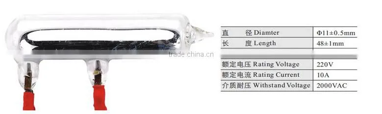 Daier Wholesale Long Switch MS-206 Mercury Tilt Switch