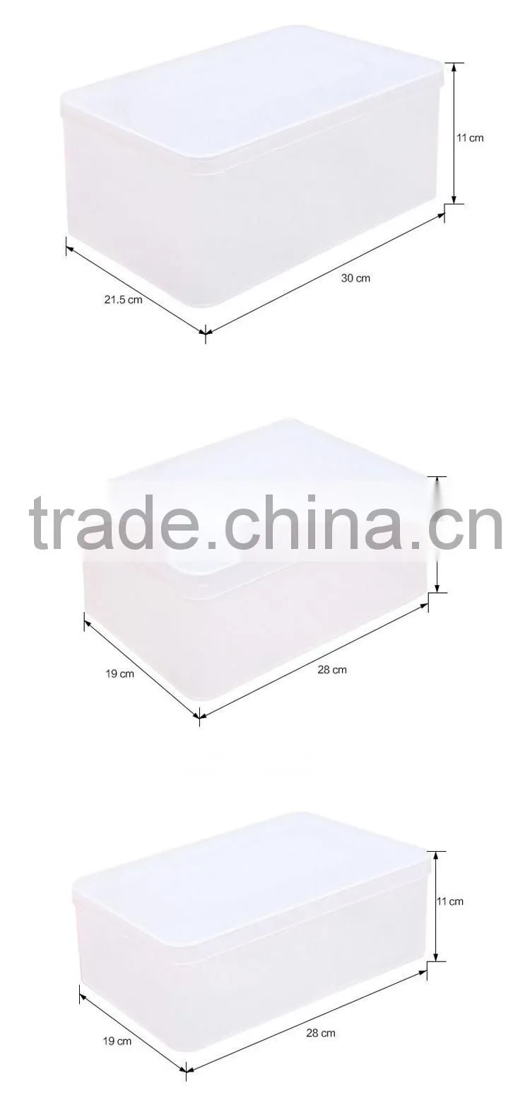 clear shoe storage box with cover --L