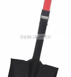 carbon steel farming shovel tools/garden tools with fiberglass handle