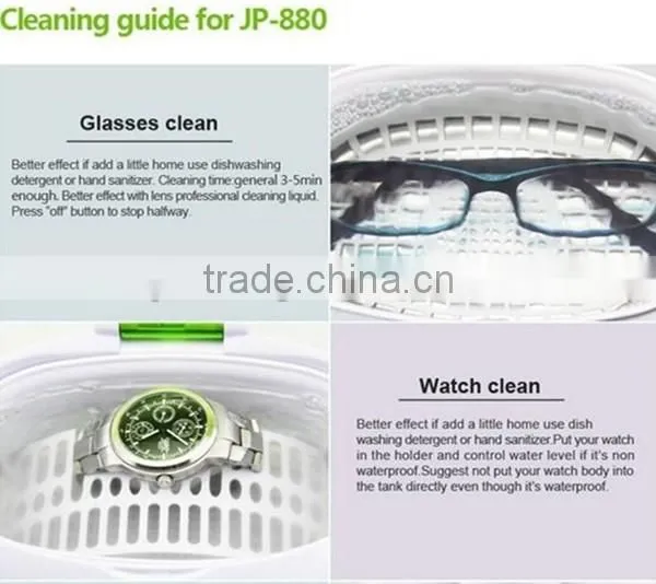 Ultrasonic brush cleaner used, JP-880 ,600ml