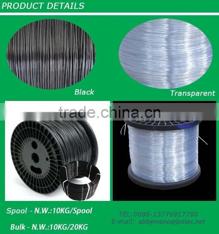 5.0mm polyester monofilament for greenhouse