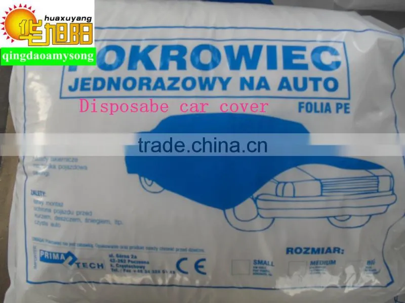 Cheap PE Disposable Plastic Car Covers/PE Covers for Car