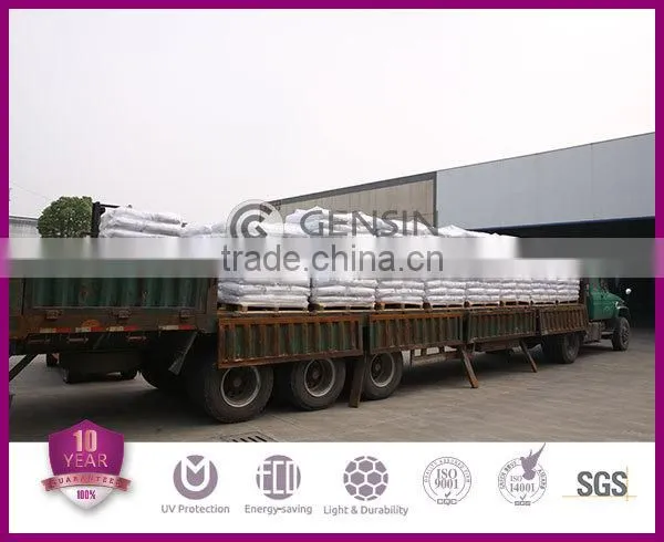 Gensin 12mm 3-layer W-Structure U-locking design polycarbonate sheet 10-year warranty 700mm