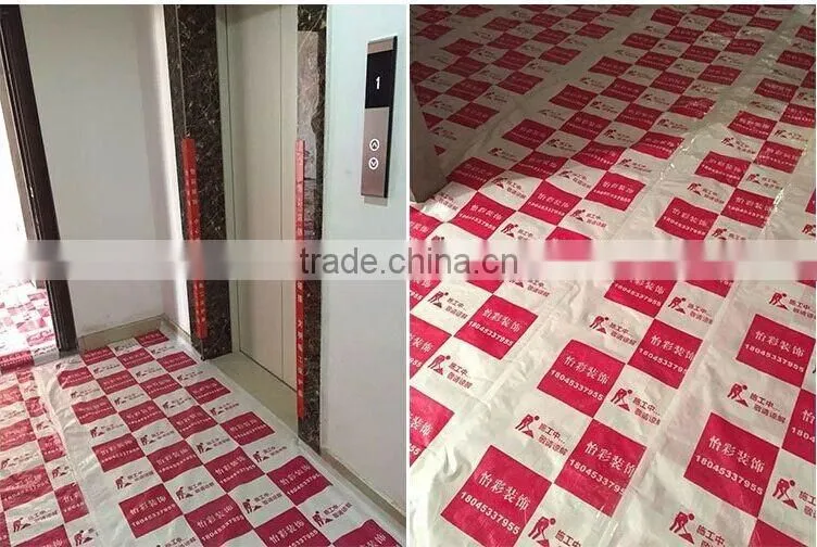 temporary clear plastic floor protection mat