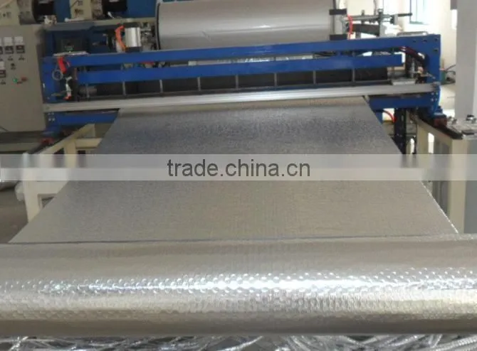 Sun reflective attic and roof heat insulation aluminum foil laminated air bubble sheet