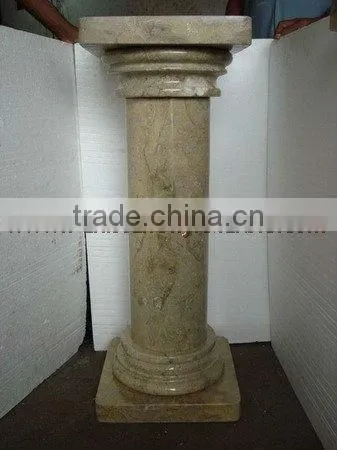 EXPORT QUALITY SAHARA BEIGE MARBLE PEDESTALS