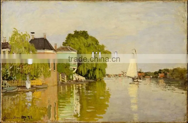 100% Handmade River Tree Painting design on Canvas