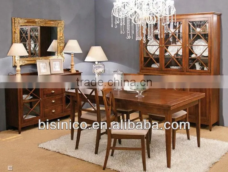 Luxury Spanish style wooden dinning room sideboard