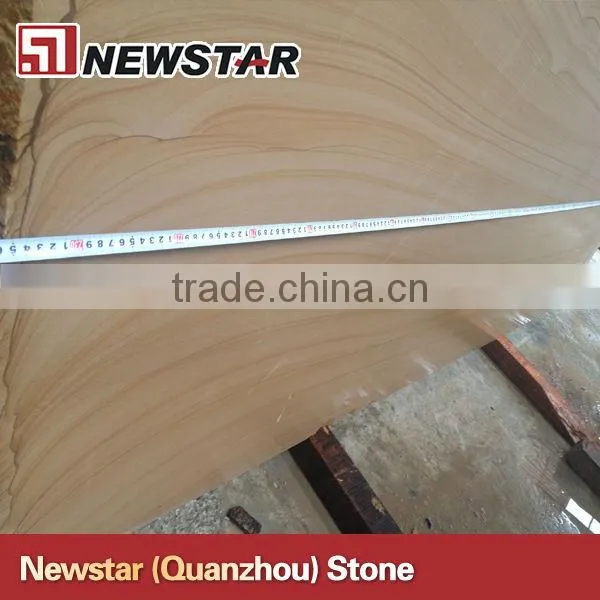 Beige Color and Honed Surface Finishing sandstone