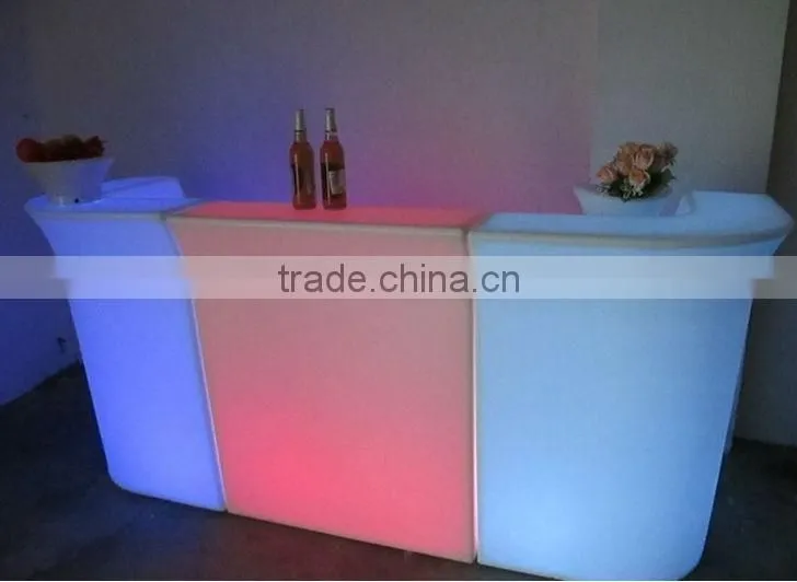 luminous cafe/bar led furniture /led table