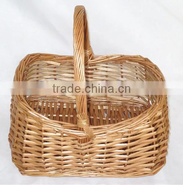 Natural fruit basket decoration tiered fruit basket wicker fruit basket