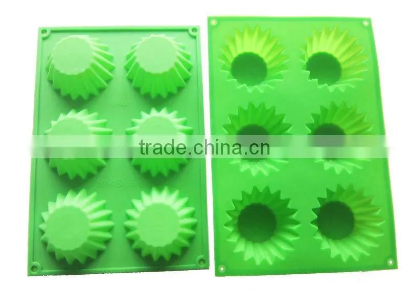 FDA&LFGB Insect shaped Orange Silicone Cake Molds