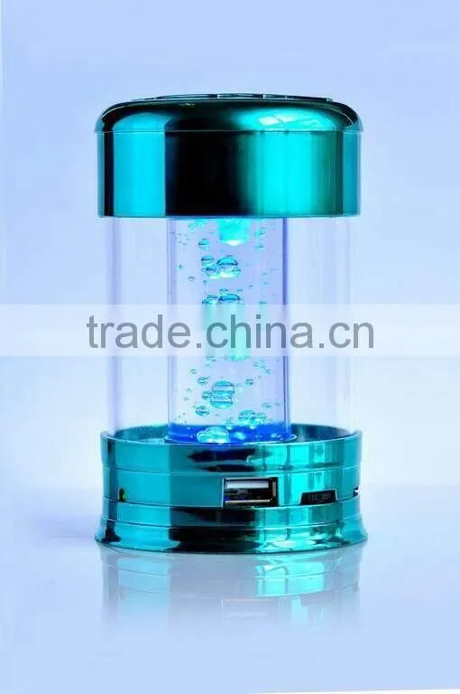 New product Light water column card speakers ,Multifunction speaker