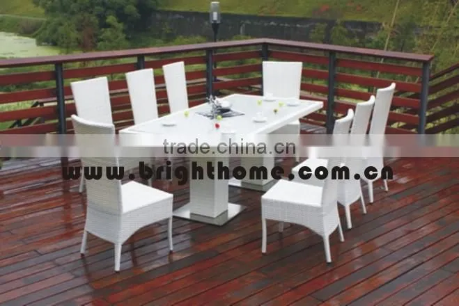 Plastic Pool Glass Dining Table