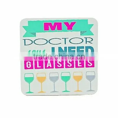 Lacquered coasters for hotel, restaurant, kitchen servings