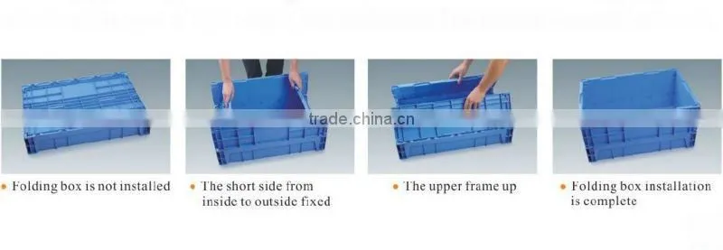PP Plastic folding turnover box (6028006)