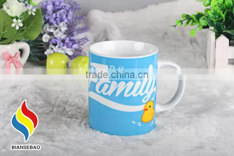ceramic white coffee mugs logo printing