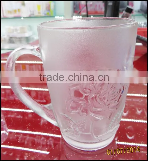 Hot Selling Diamond Drinking Juice Glass Bottle