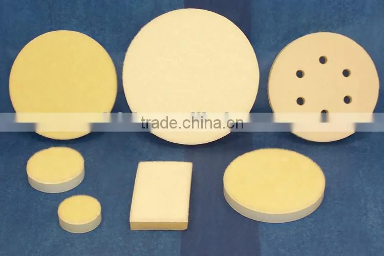 Wool Polishing Wheel with Backing Plastic Plate