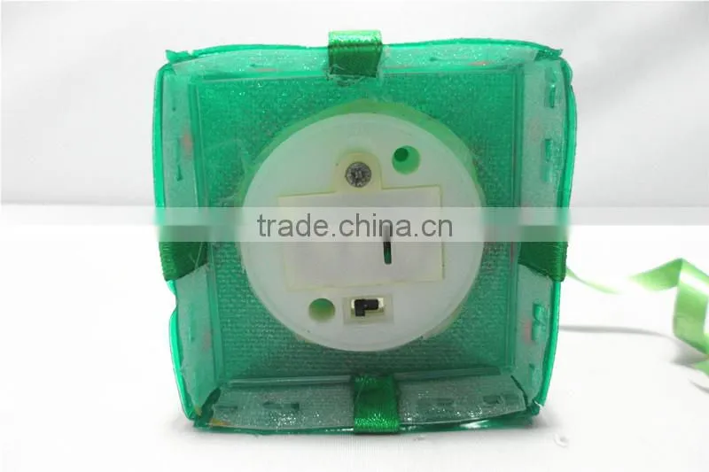 hot sale wholesale Christmas decoration acrylic led gift box