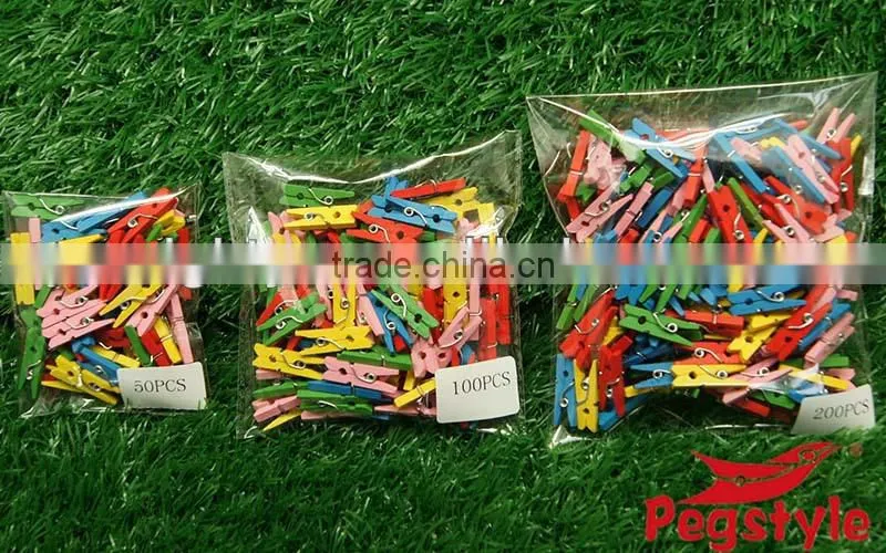 promotinal mini wood peg craft peg