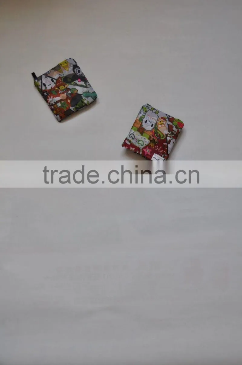 Eco Reusable Foldable Shopping Tote Bag cute Cartoon shopping Bags