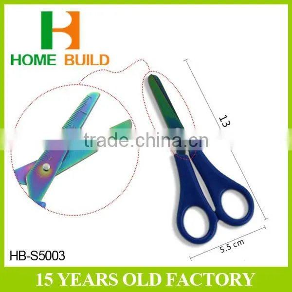 Factory price HB-S5003 New Popular 5" student ruler scissors