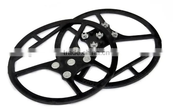 Fashion convenient ice spikes Anti-slip silicone rubber crampons