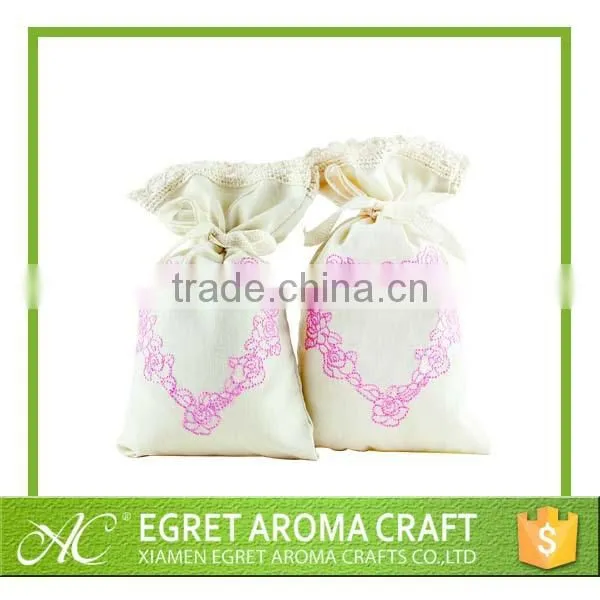 2015 home and closet air freshener cotton bag hanging non-woven package botanical sachet