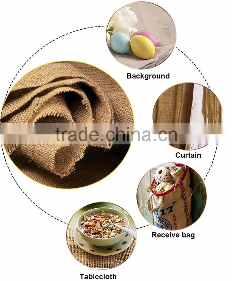 with strict quality control wedding party flame retardant burlap and fabric table runner